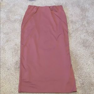 Dusty pink skirt